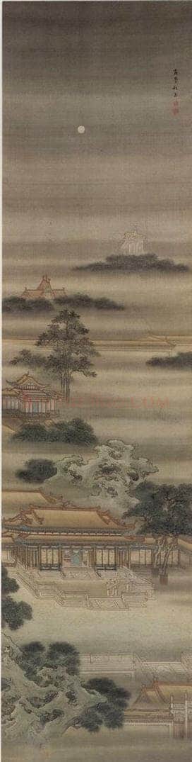 清 袁耀 山水人物条屏 书画作品