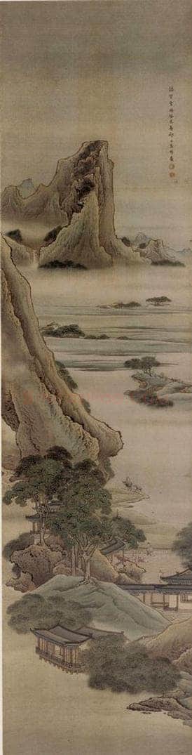 清 袁耀 山水人物条屏 书画作品