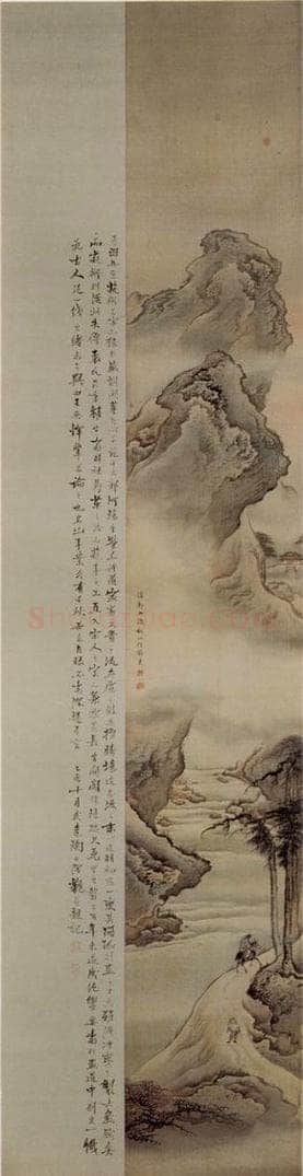 清 袁耀 山水人物条屏 书画作品
