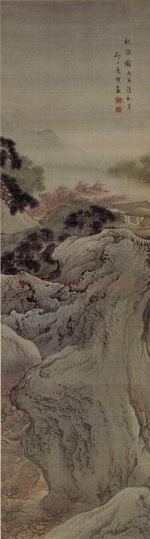 清 袁耀 桃源图屏 书画作品