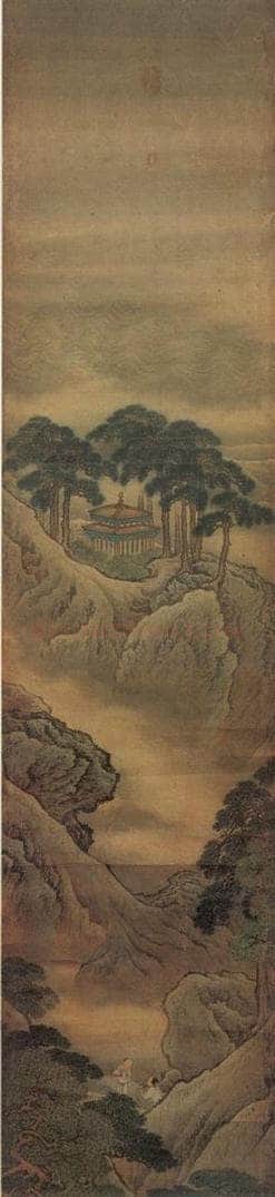 清 袁耀 蓬莱仙境图 书画作品
