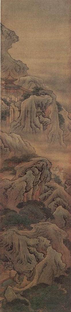 清 袁耀 蓬莱仙境图 书画作品