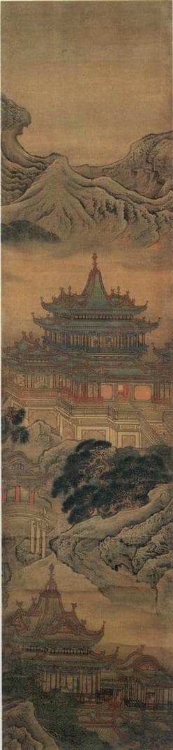 清 袁耀 蓬莱仙境图 书画作品