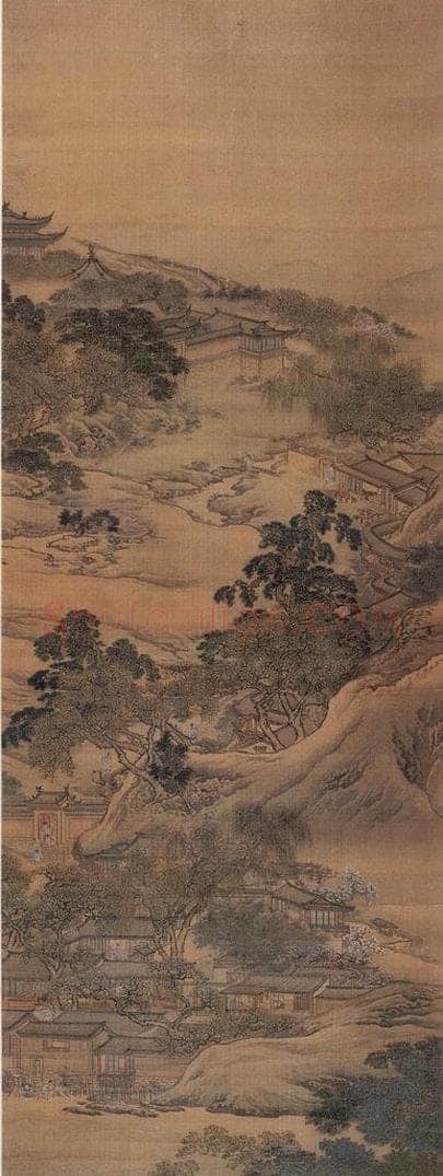 清 袁耀 山水通景屏 书画作品