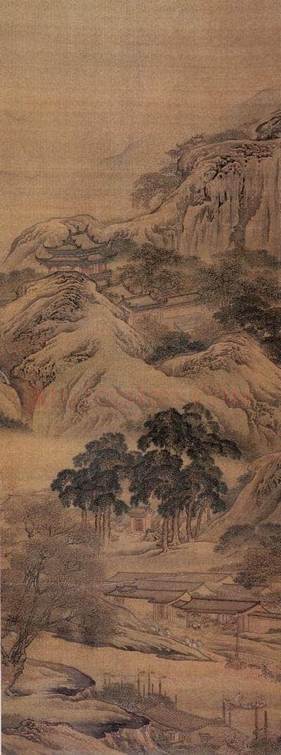 清 袁耀 山水通景屏 书画作品
