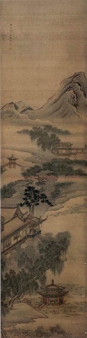 清 袁耀 山水条屏 书画作品