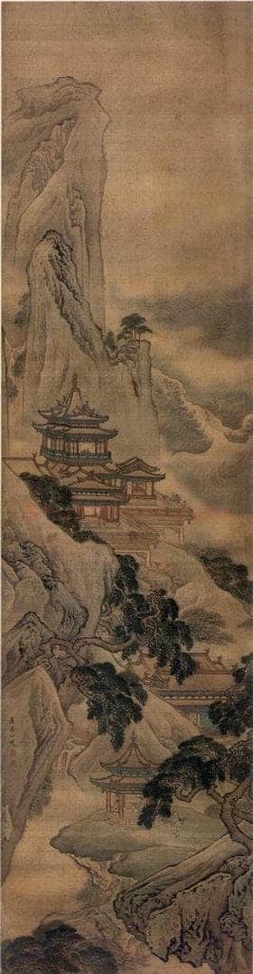 清 袁耀 山水条屏 书画作品