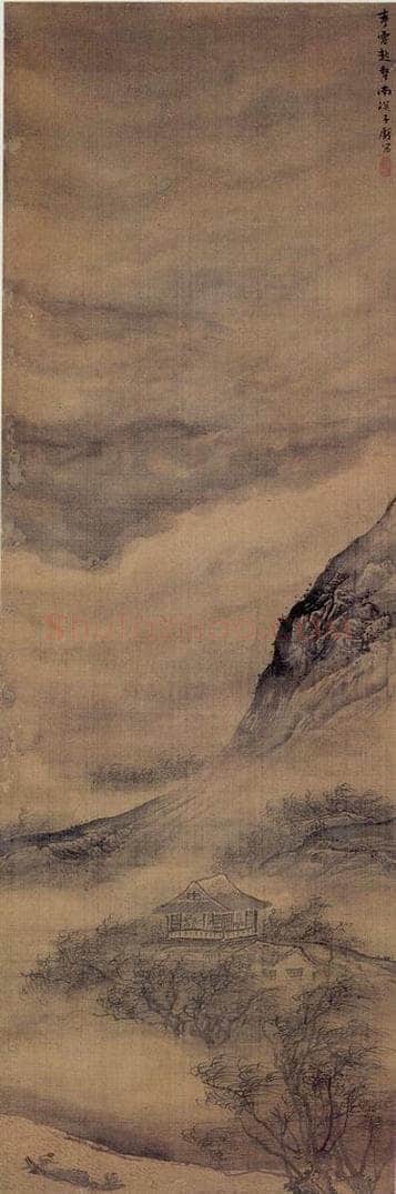 清 袁江 春雷起蛰 书画作品