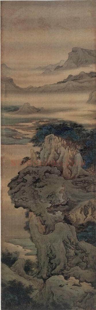 清 袁江 阿房宫图屏 书画作品