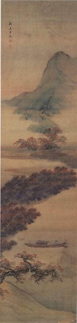清 袁江 山水阁楼图屏 书画作品