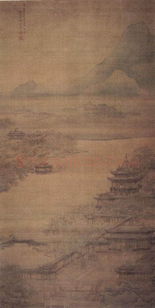 清 袁耀 汉宫春晓图 书画作品