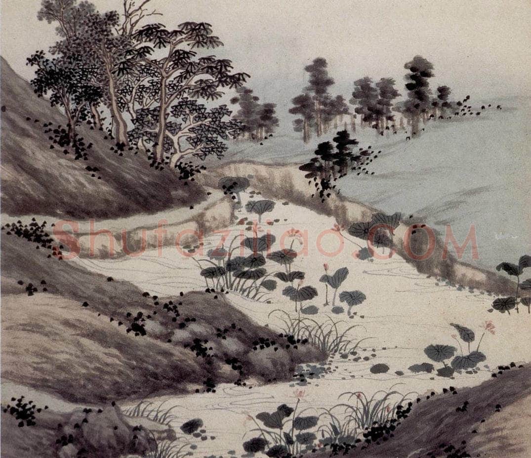 明 沈周 《东庄图册》 书画作品