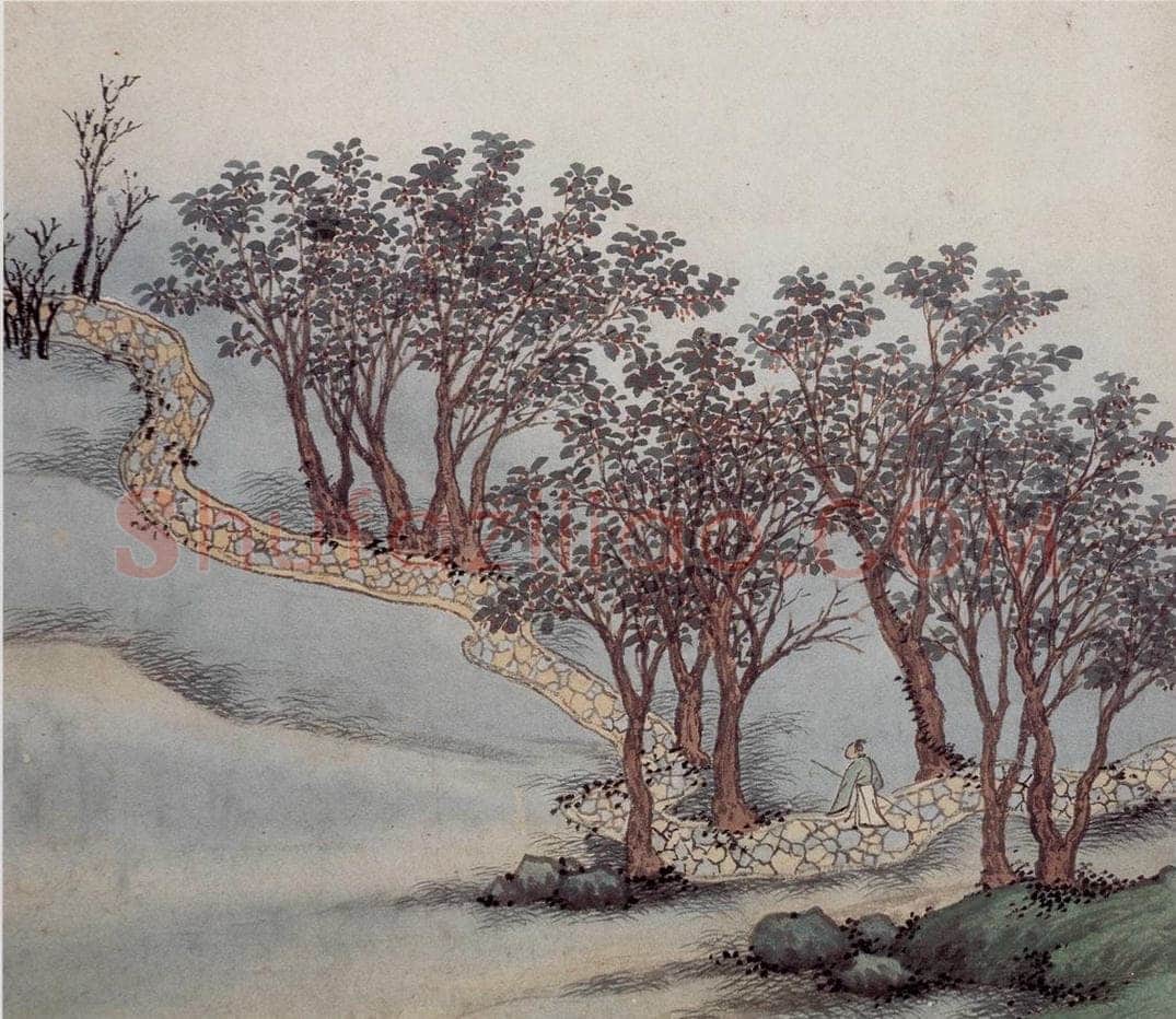 明 沈周 《东庄图册》 书画作品