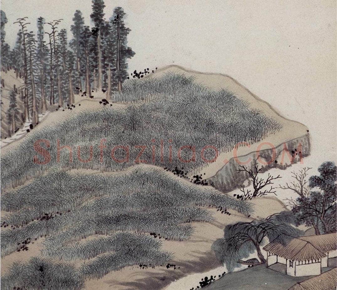 明 沈周 《东庄图册》 书画作品