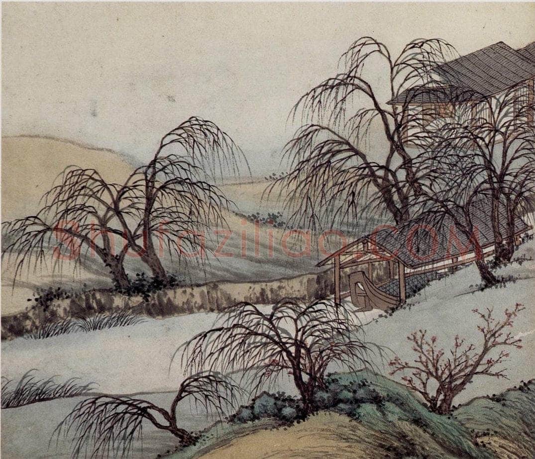 明 沈周 《东庄图册》 书画作品