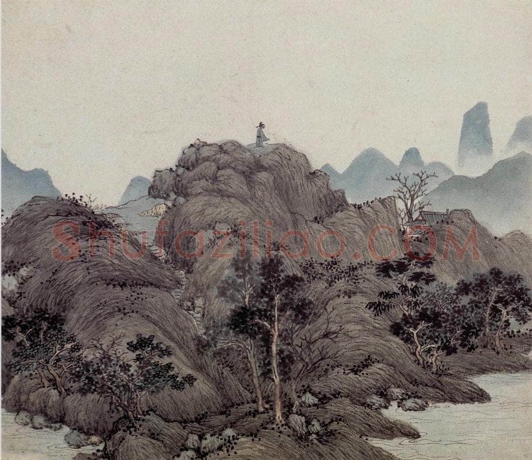 明 沈周 《东庄图册》 书画作品