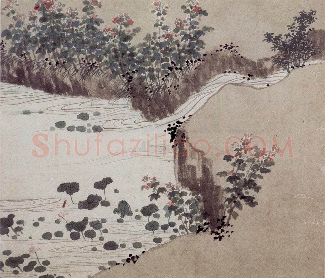 明 沈周 《东庄图册》 书画作品