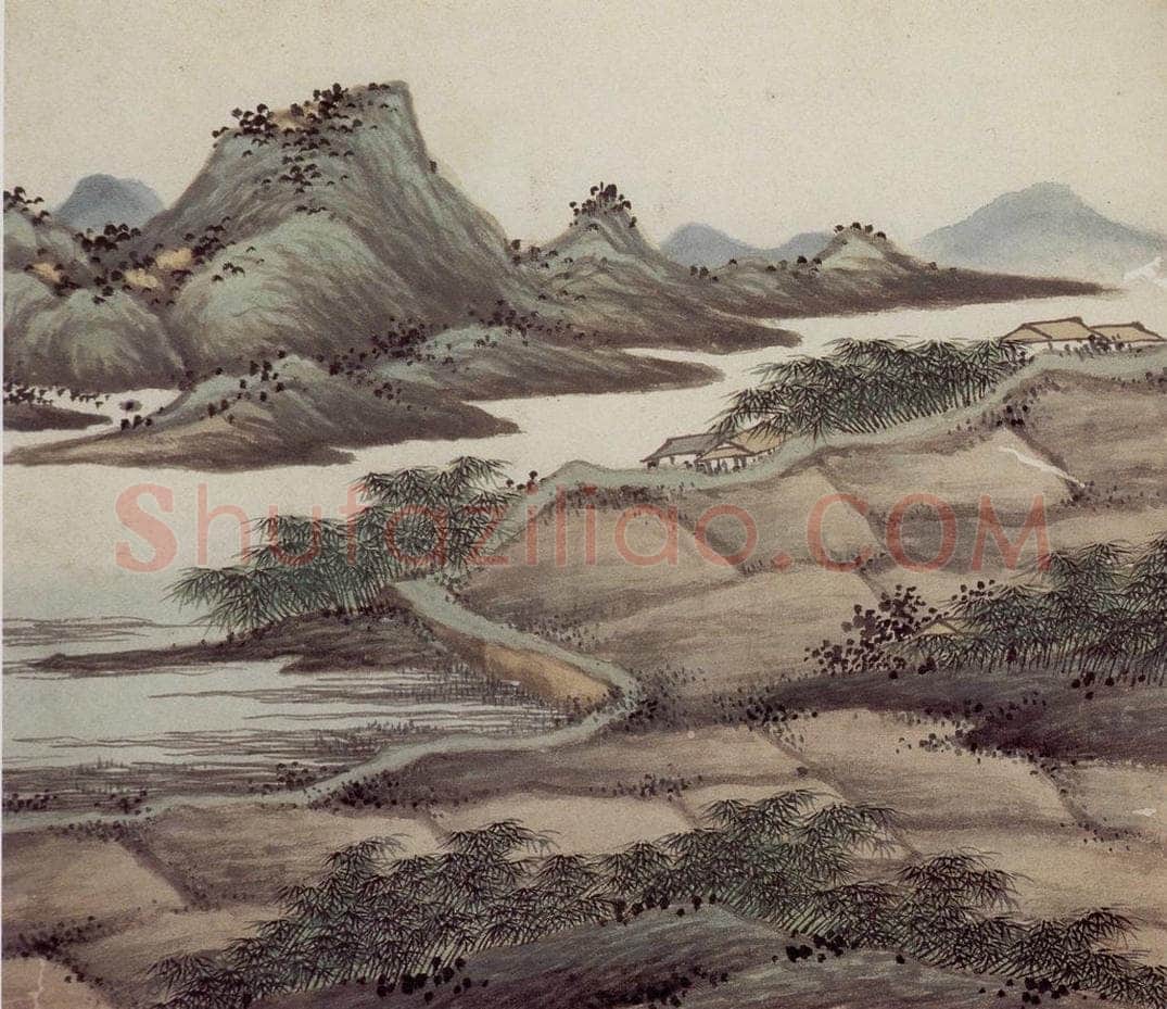 明 沈周 《东庄图册》 书画作品