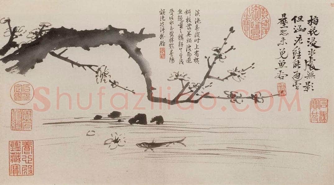  徐渭 《泼墨十二段卷》 书画作品