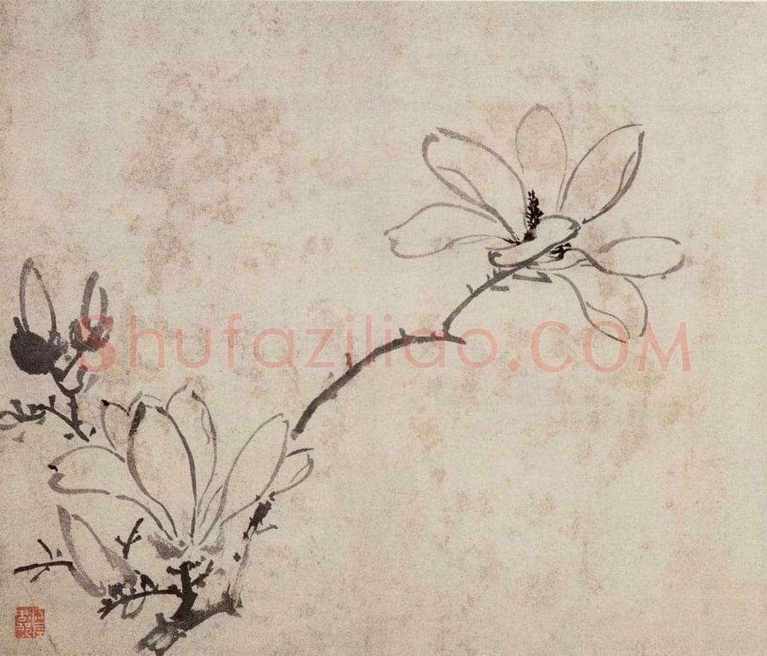 明 周之冕 《花卉图册》 书画作品