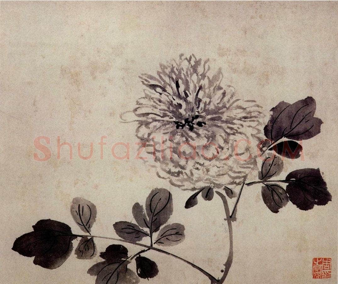 明 周之冕 《花卉图册》 书画作品