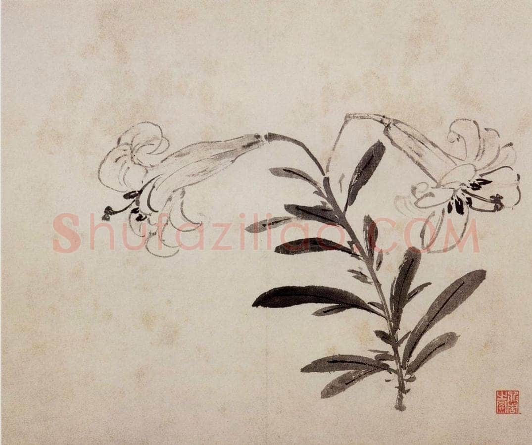 明 周之冕 《花卉图册》 书画作品