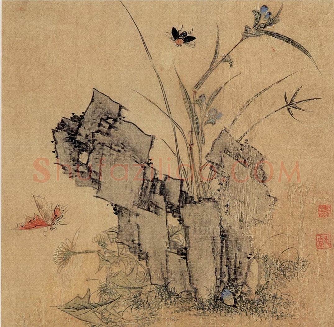 明 王维新 《花鸟图册》 书画作品