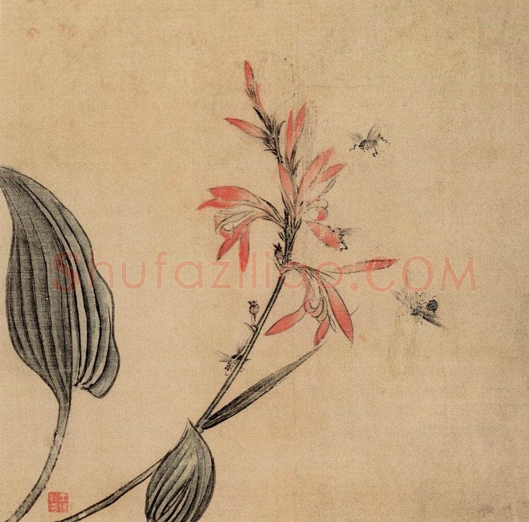 明 王维新 《花鸟图册》 书画作品
