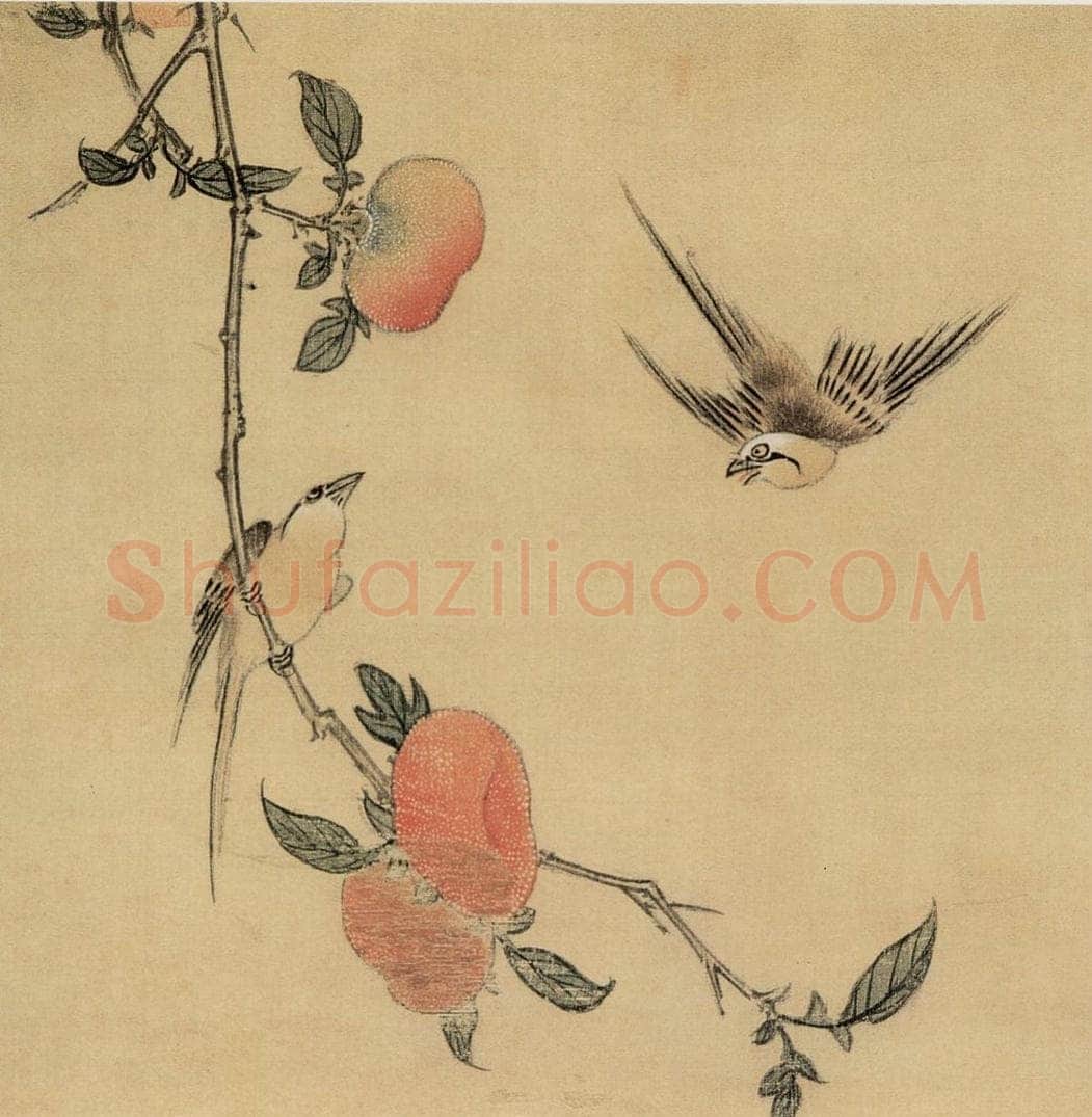 明 王维新 《花鸟图册》 书画作品