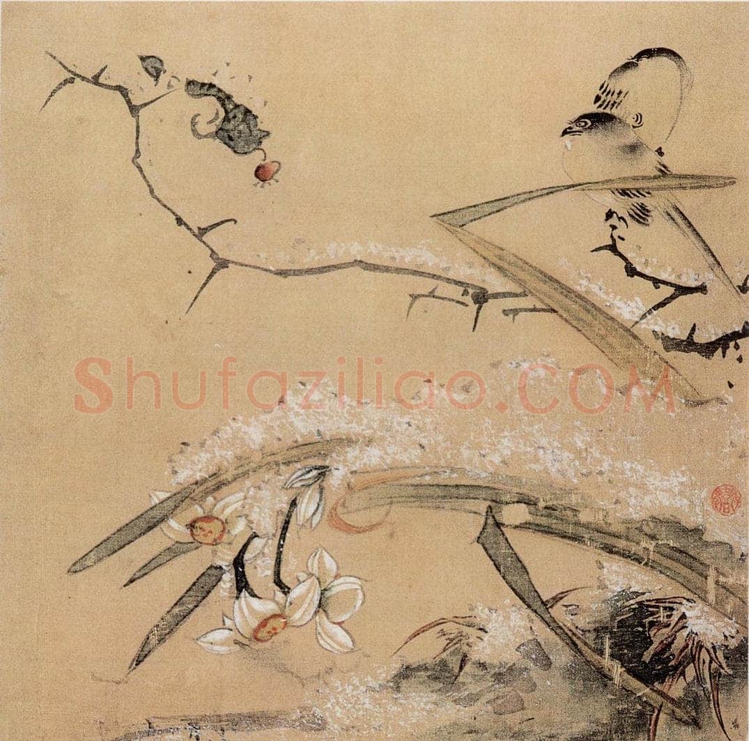 明 王维新 《花鸟图册》 书画作品