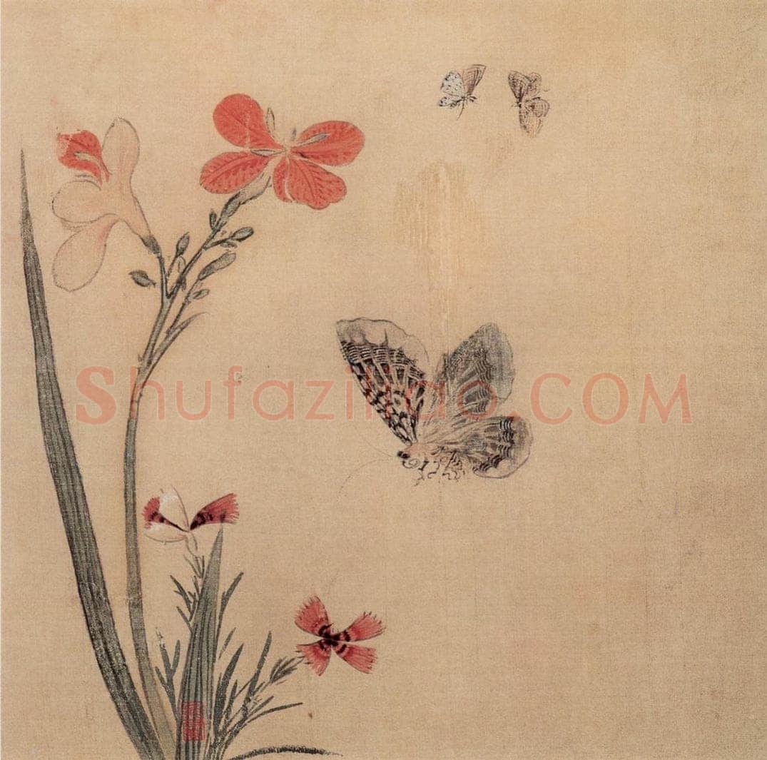 明 王维新 《花鸟图册》 书画作品