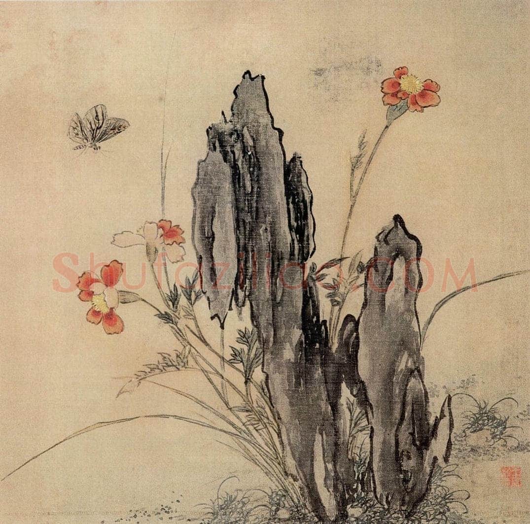 明 王维新 《花鸟图册》 书画作品