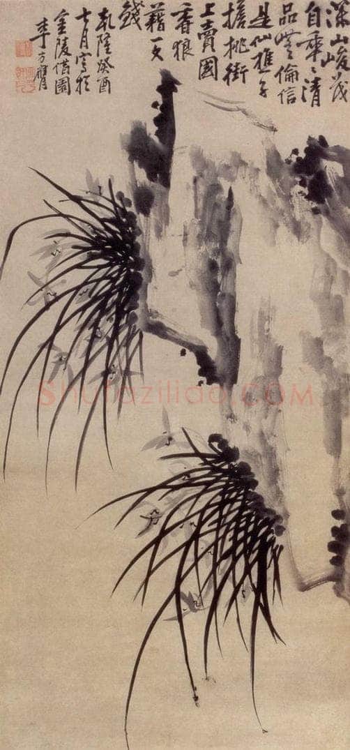 1753年 李方膺 《兰花》 书画作品