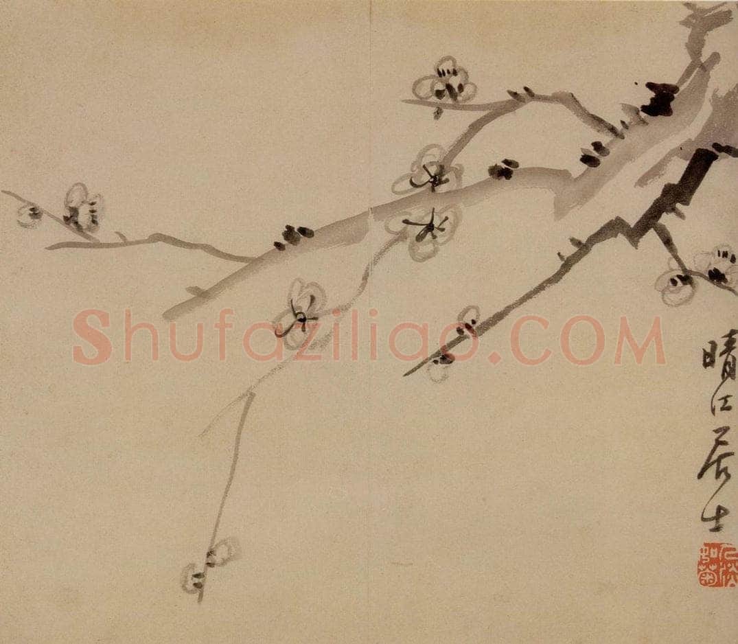 1753年 李方膺 《花卉册》 书画作品