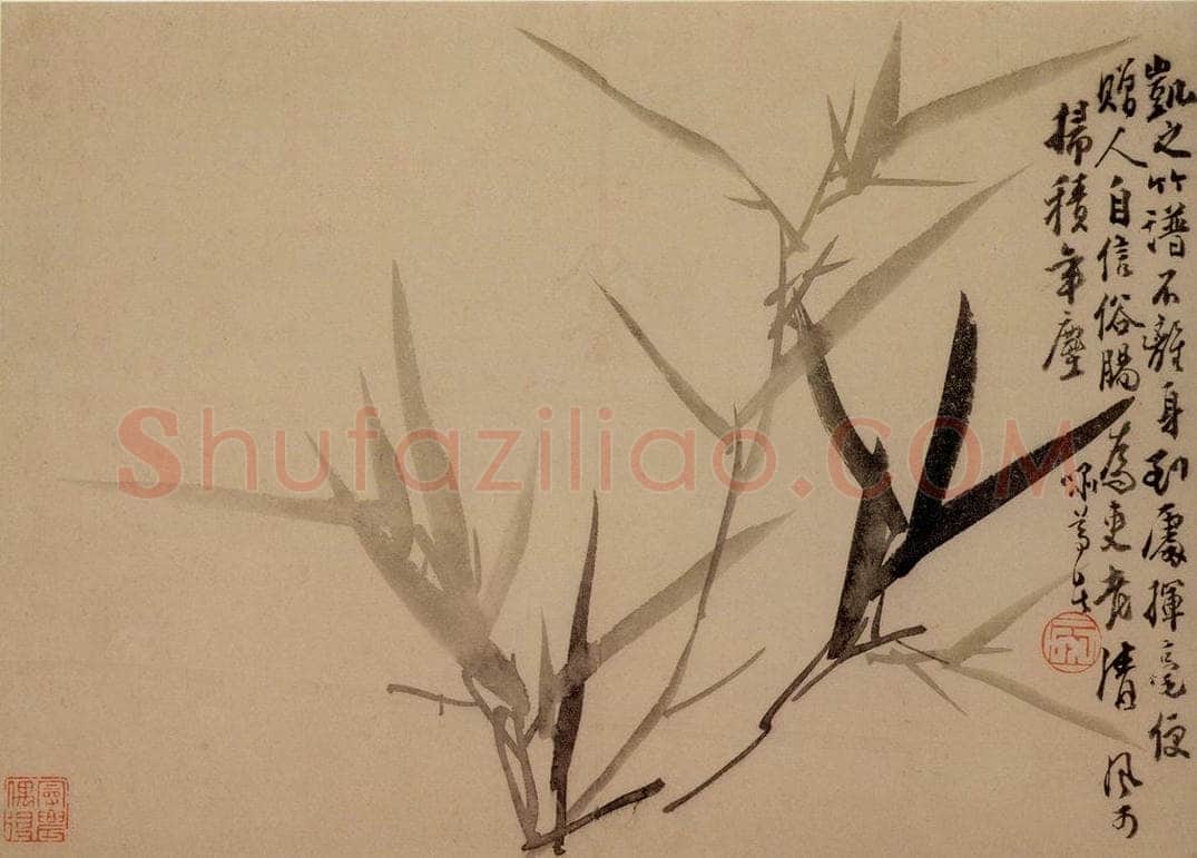 1753年 李方膺 《三清图册》 书画作品