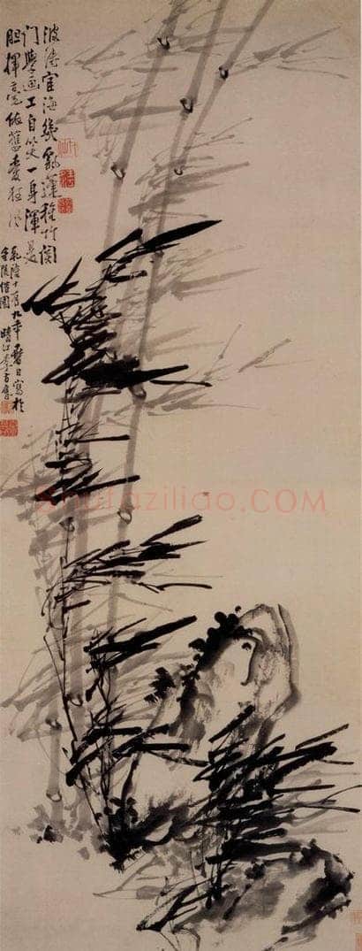 1754年 李方膺 《风竹图》 书画作品