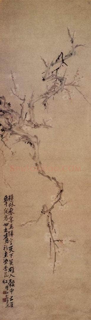 清 李方膺 《梅花》 书画作品