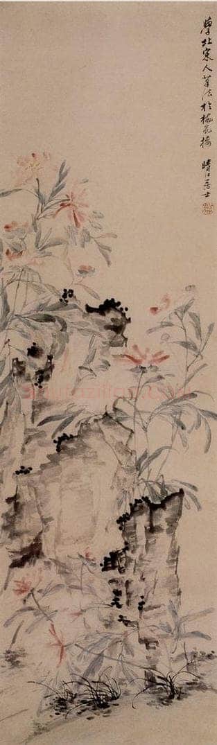 1746年 李方膺 《花卉四条屏》 书画作品