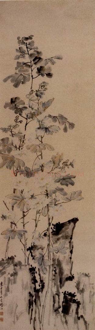 1746年 李方膺 《花卉四条屏》 书画作品