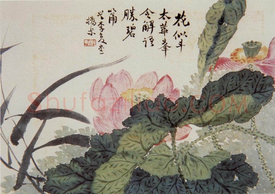 清 赵之谦 《蔬果花卉图册》 书画作品