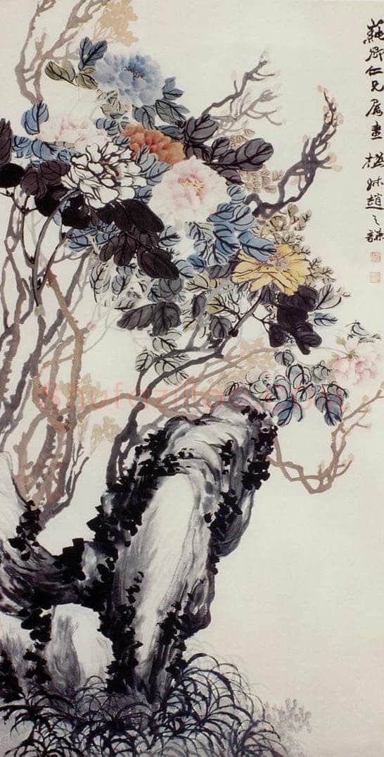 清 赵之谦 《天香图》 书画作品
