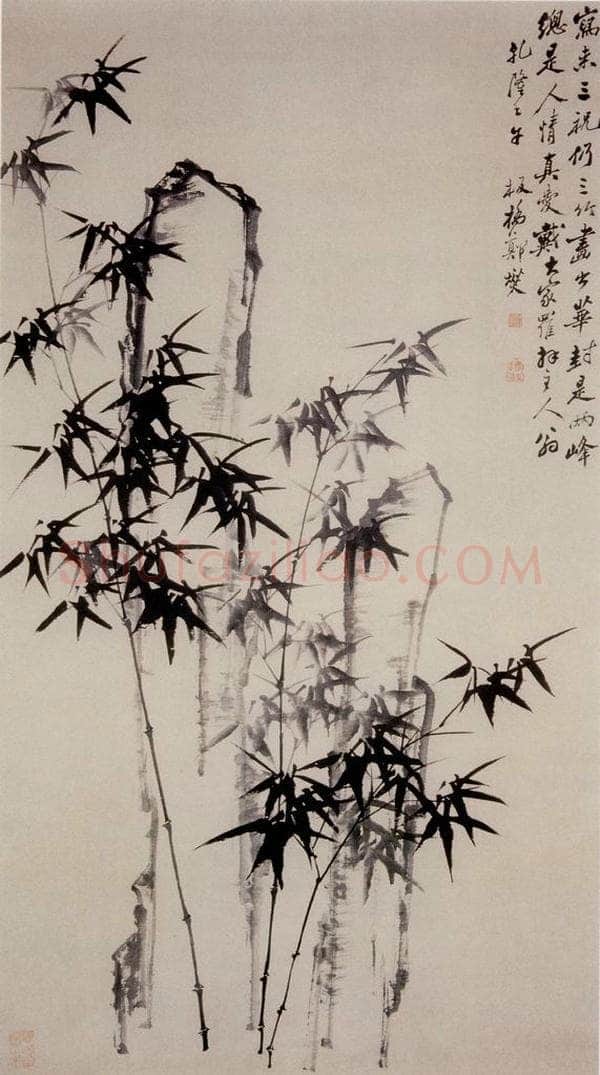 1762 郑燮 华峰三祝图 书画作品