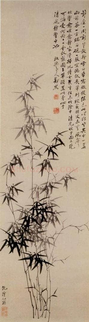 1765 郑燮 竹 书画作品