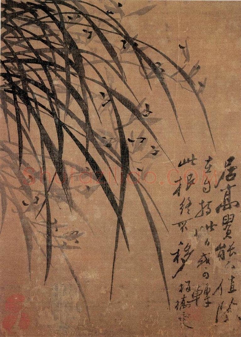 郑燮 兰竹册 书画作品