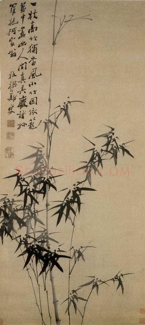 郑燮 墨竹图 书画作品