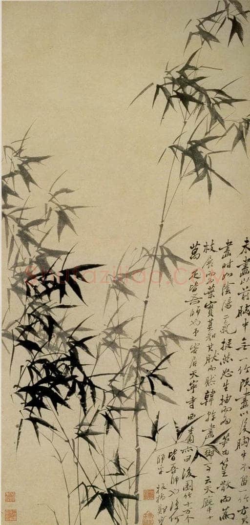 郑燮 墨竹 书画作品