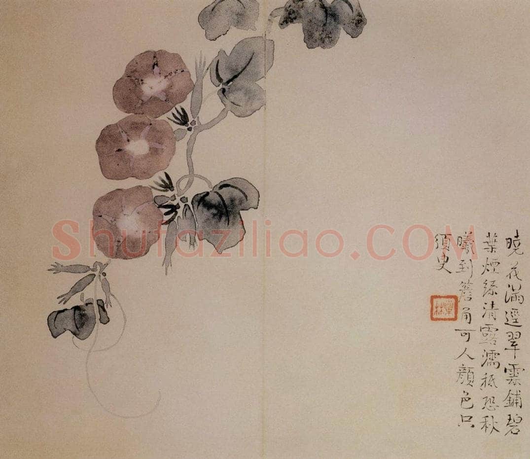 清 汪士慎 《花卉册》 书画作品