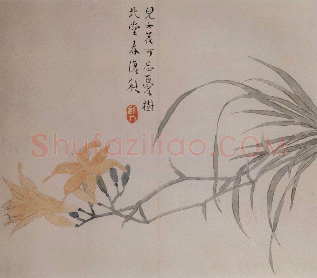 清 汪士慎 《花卉册》 书画作品