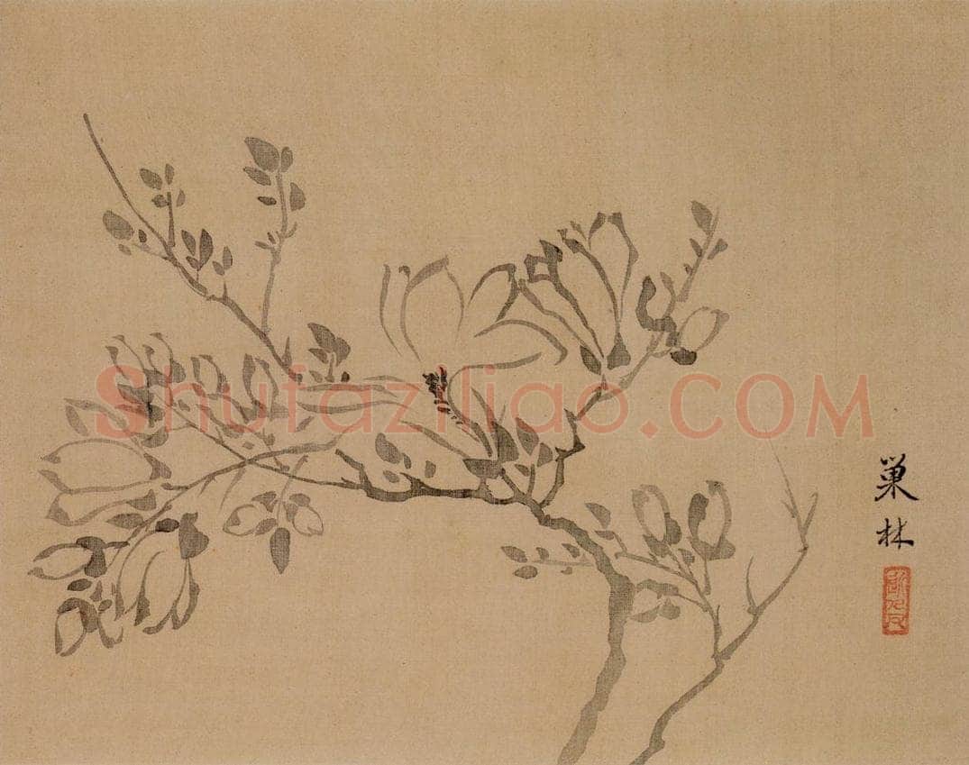 清 汪士慎 《花卉册》 书画作品