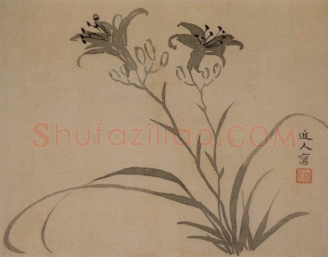清 汪士慎 《花卉册》 书画作品